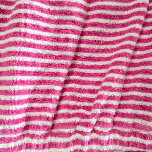 Ralph Lauren Girl's Terry Cloth Romper, Pink White, Size Medium 8-10, Strapless - Picture 9 of 16